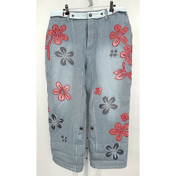 We The Free Hot Tropics Cuffed Harem Pants Size 12 - Picture 7 of 14